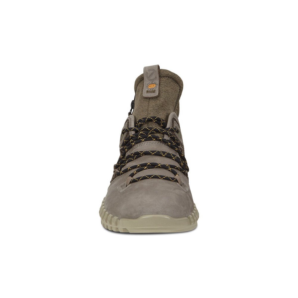 Tenis De Montaña Hombre - ECCO Zipflex Mid Boot - Grises - YCQ259130